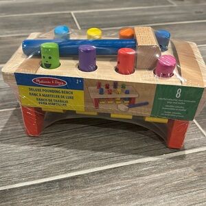 NWT - Melissa & Doug Deluxe Pounding Bench